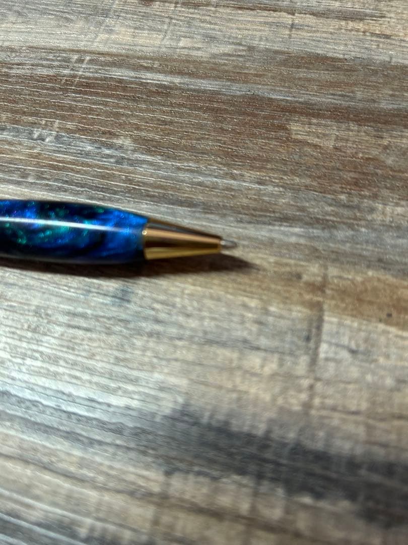 木軸工房 金木犀 レジンMP シャーペン シャープペンシル 一点物 限定