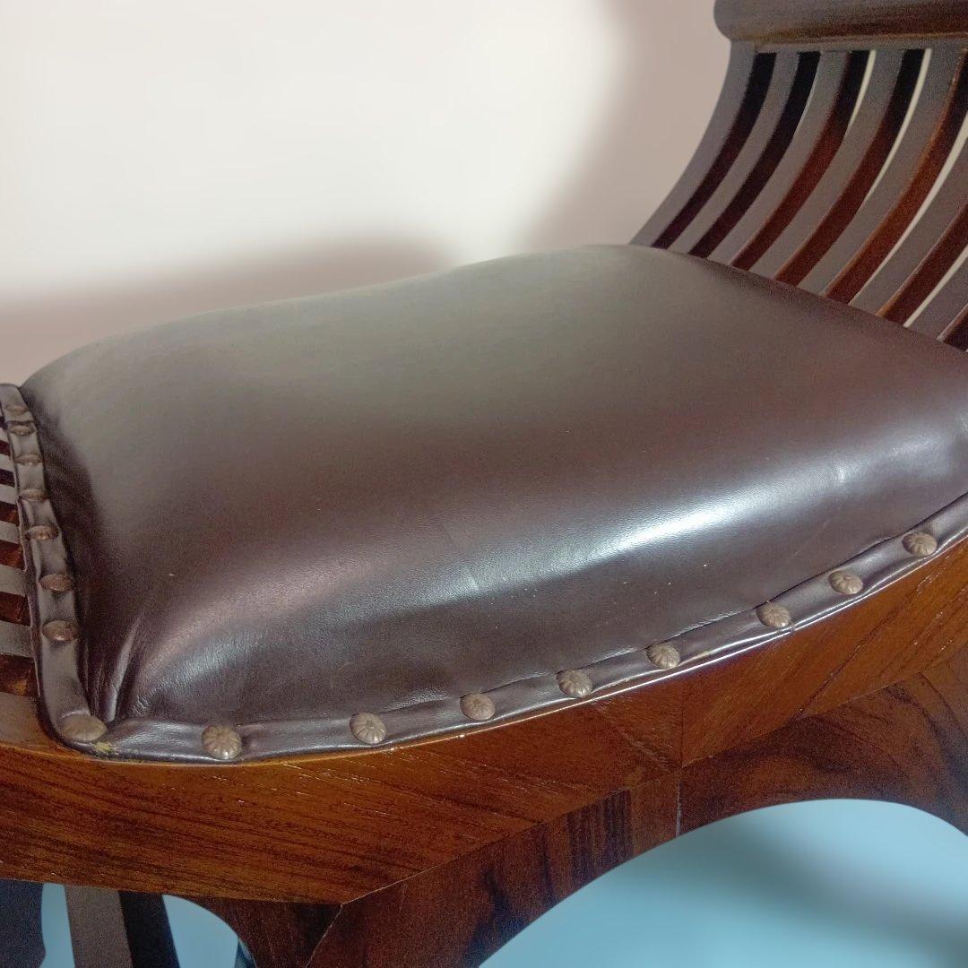 カルティニチェア .クラブチェア猫足 バリ ①