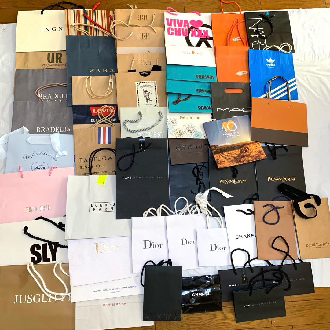 ブランド多数 紙袋 ショッパー ショップ ラッピング ギフト 袋まとめ売り⑤