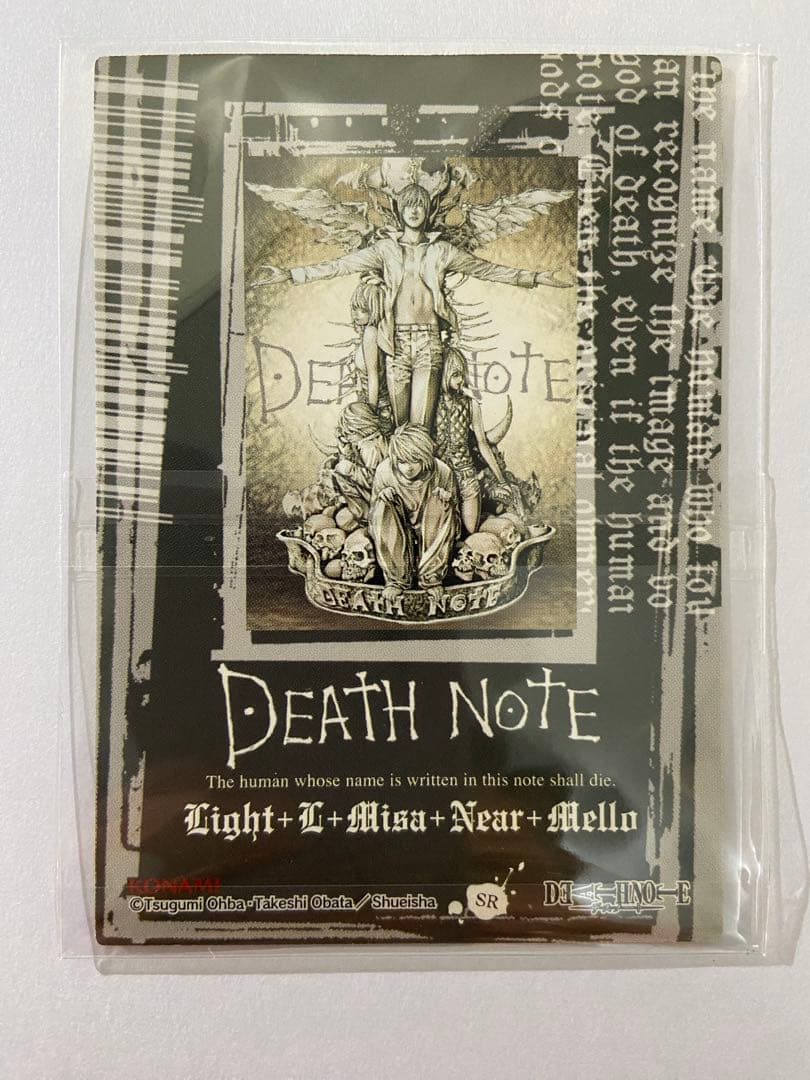 DEATH NOTE トレーディングカード 　デスノート　SR スペシャルレア