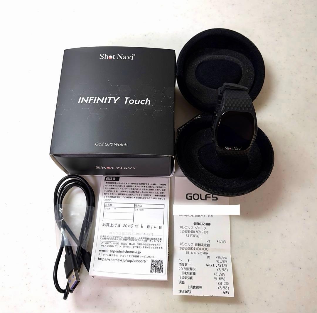 Shot Navi INFINITY Touch ゴルフ GPSウォッチ