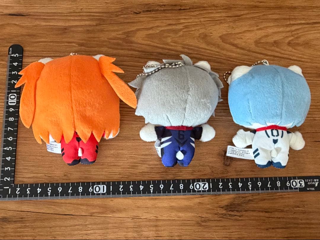 エヴァンゲリオン ハローキティコラボぬいぐるみ 3体セット