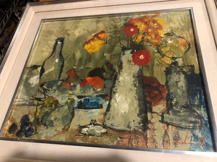 油絵 応接間に飾ってあった 作者不明