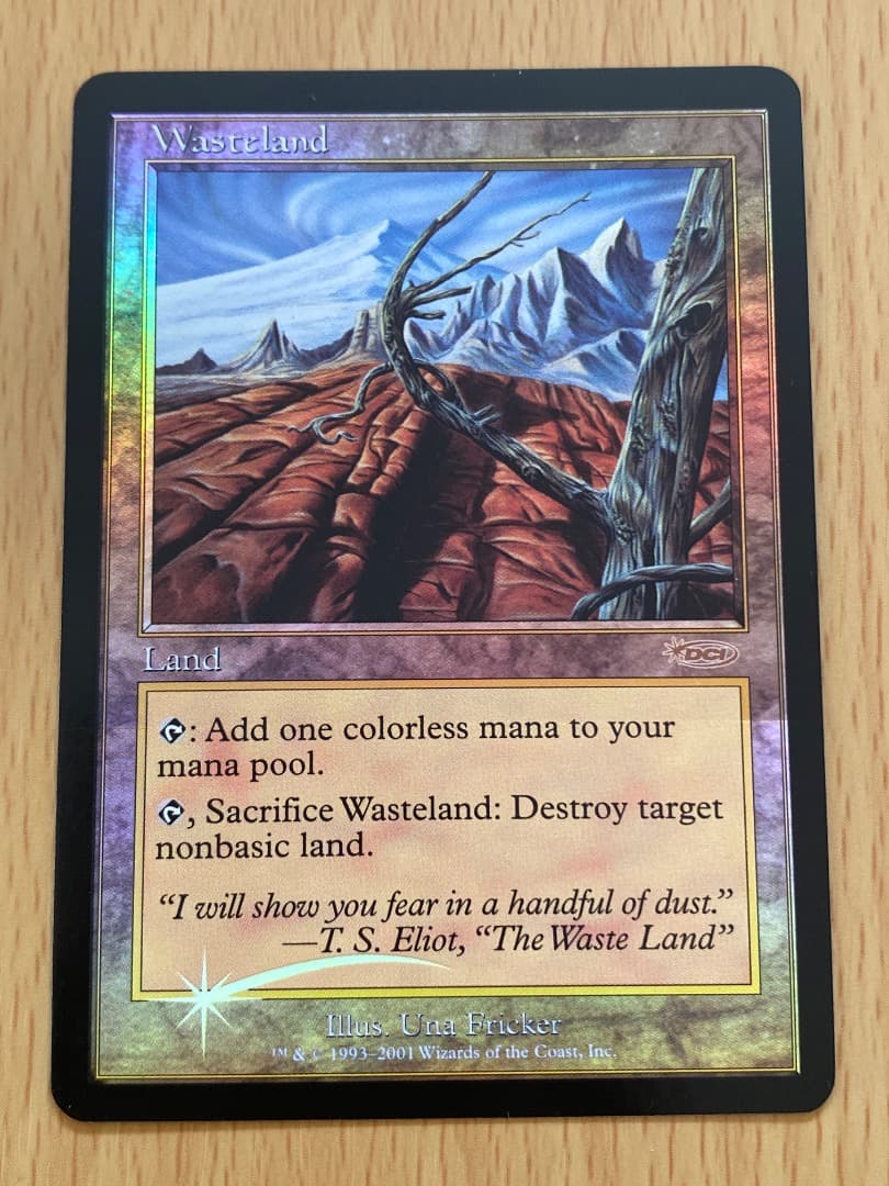 不毛の大地/Wasteland ジャッジ褒賞　FOIL その4