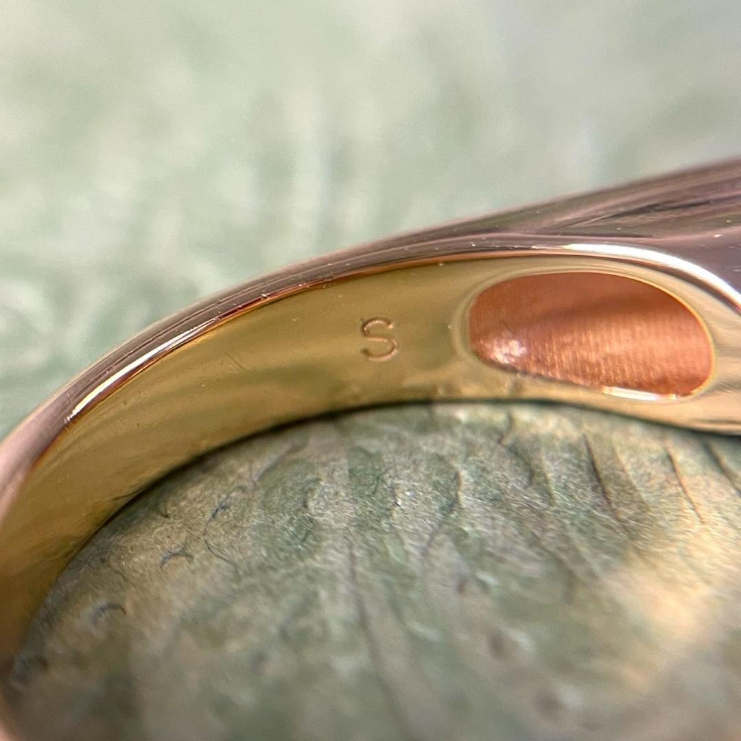 新品 現行品 GUCCI シグネット リング 指輪 ゴールド S(12号)