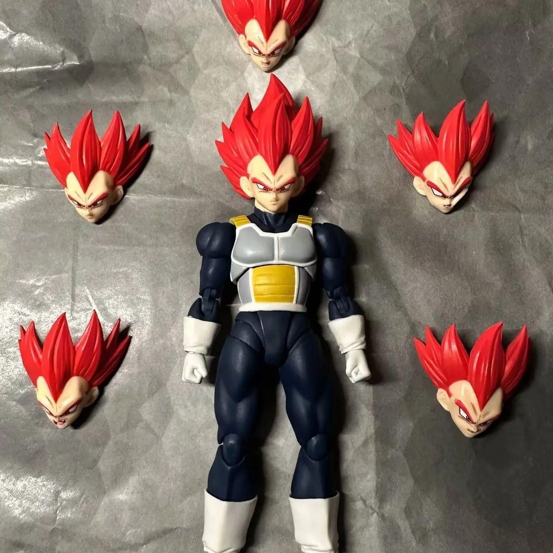 S.H.Figuarts ベジータ 同サイズ 改造ヘット 4種