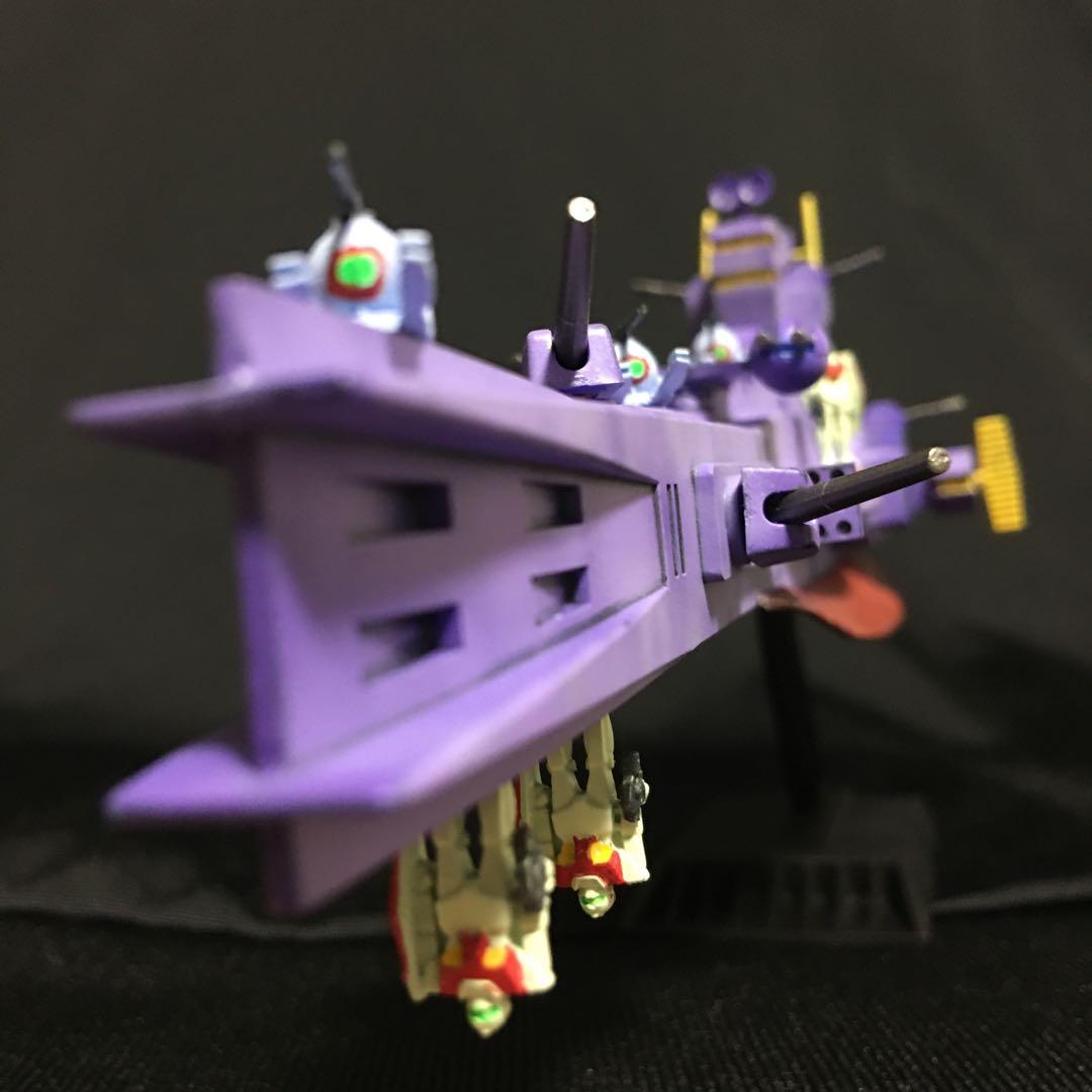 ガンダム ガンプラ 旧キット 1/1200 サラミス 完成品　戦艦