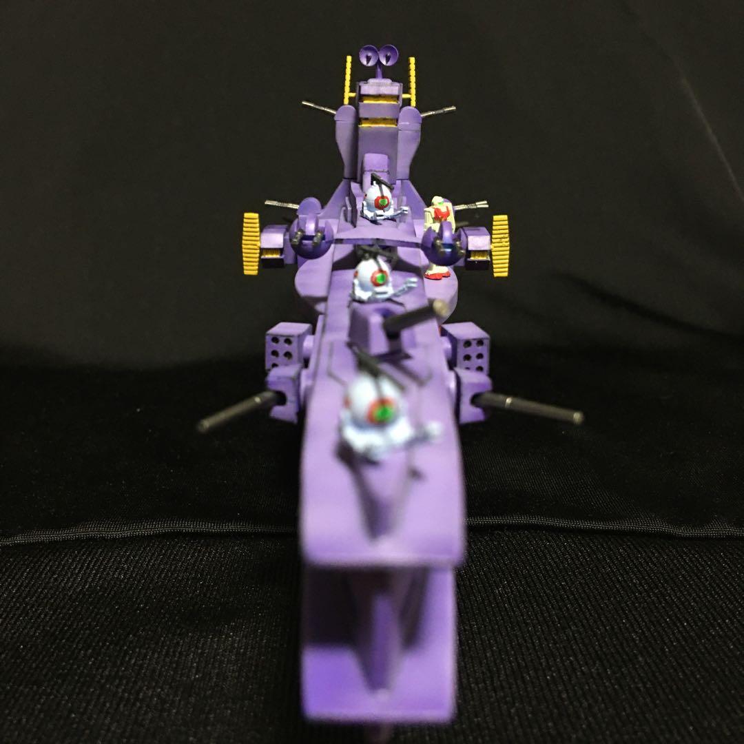 ガンダム ガンプラ 旧キット 1/1200 サラミス 完成品　戦艦