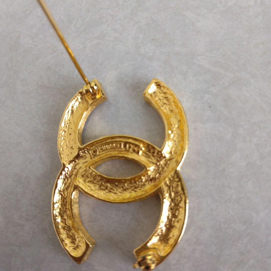 シャネル　ラインストーン　ブローチ　ビンテージ　箱付き　未使用