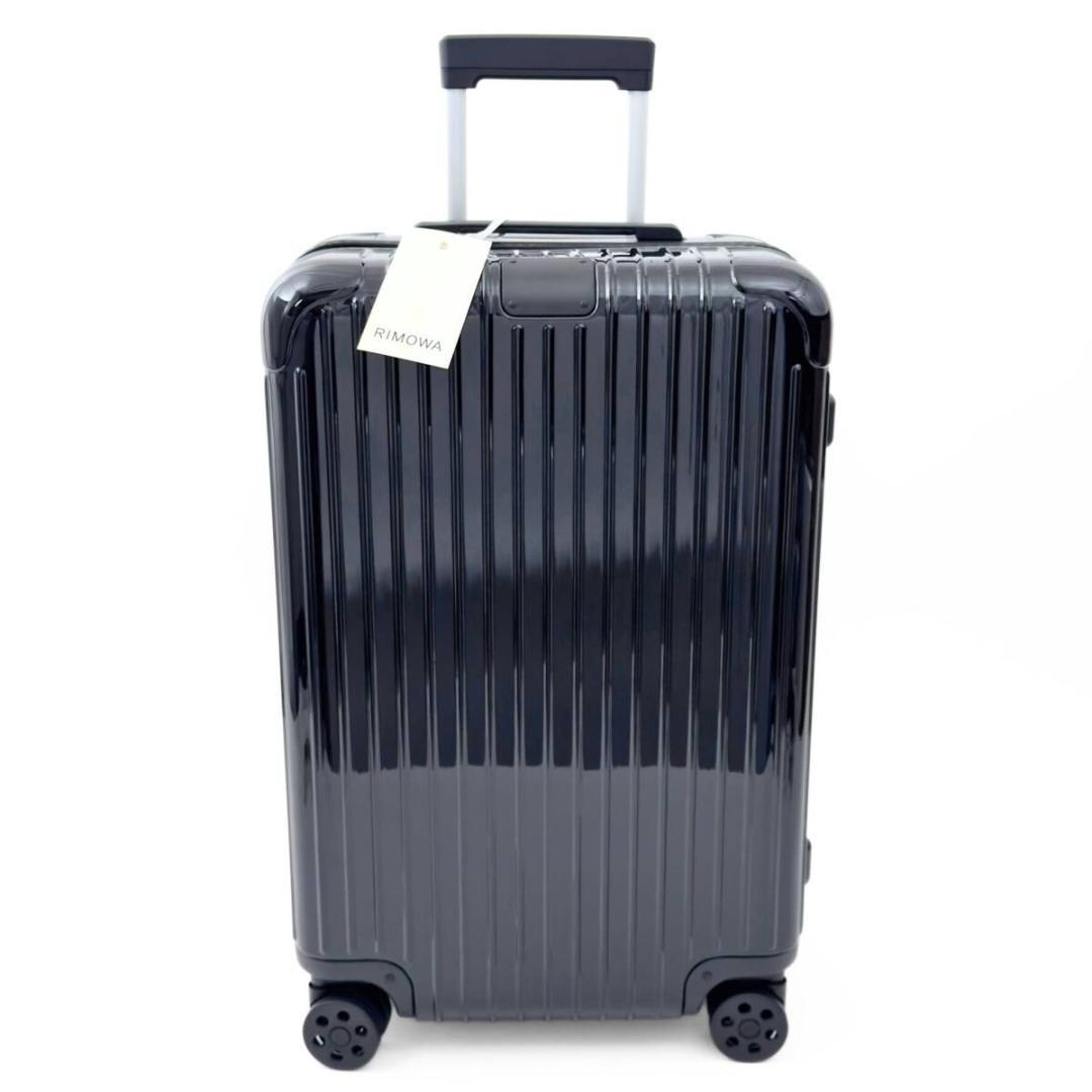 未使用級 リモワ エッセンシャルチェックインM 黒 60L 4輪 TSAロック