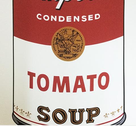 額装済/キャンベルスープ缶 I(Tomato) 1968（アンディ ウォーホル）