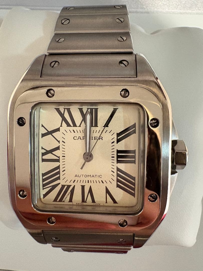 カルティエ Cartier サントス100 LM W200737G 腕時計