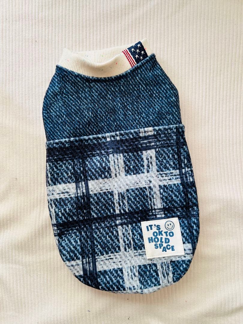 犬服ハンドメイド　タンクトップ(あんず)