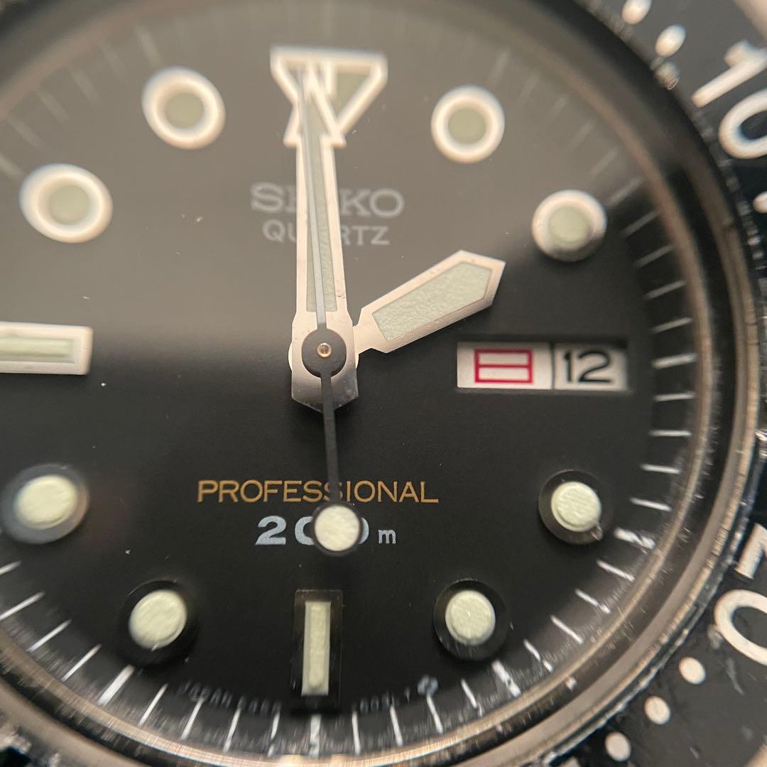電池交換済　セイコー プロフェッショナル 200mダイバー