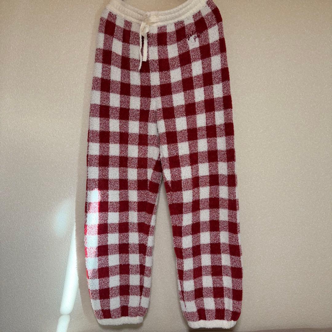 ジェラートピケ　3柄ジャガードロングパンツ　チェック