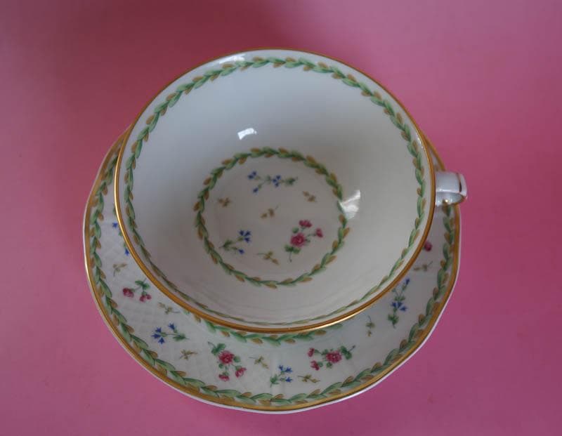 ベルナルド アルトワ　グリーン モーニング　カップ＆ソーサーリモージュ2467