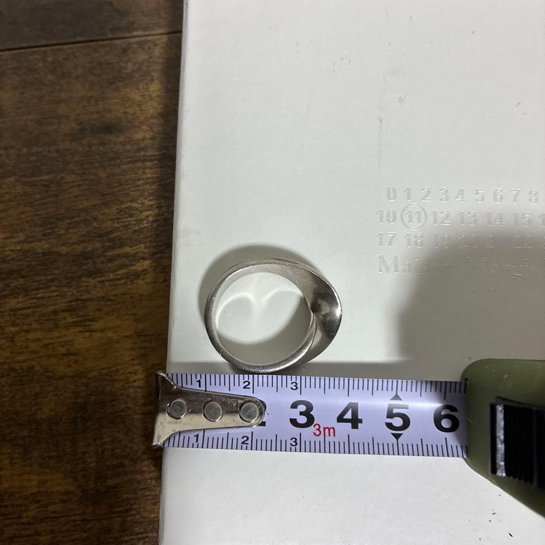 maison margiela ツイスト ナンバーリング シルバー925