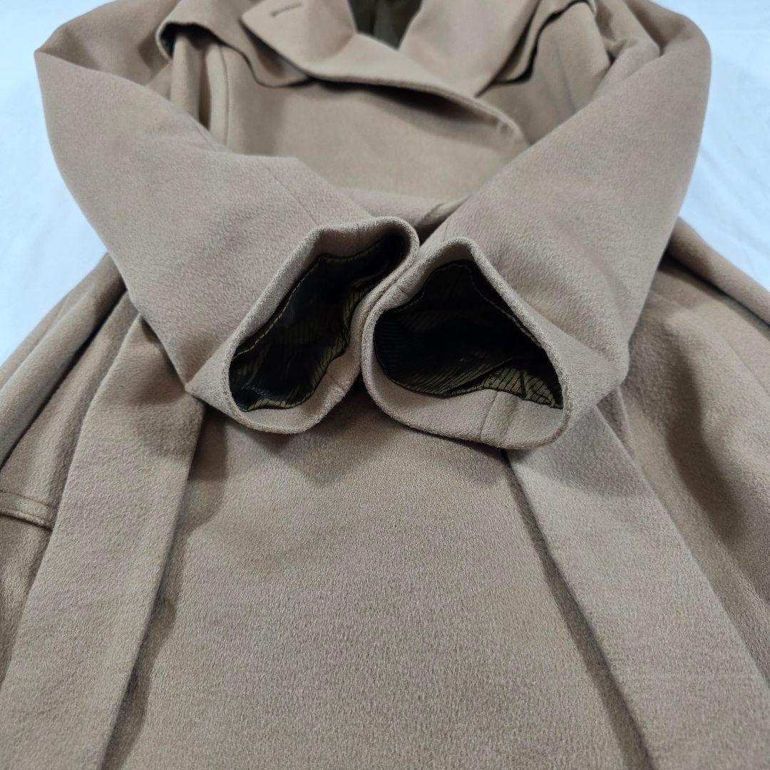 【美品　カシミヤ100%】デプレ　チェスターコート　コロンボ　ベルト　Aライン
