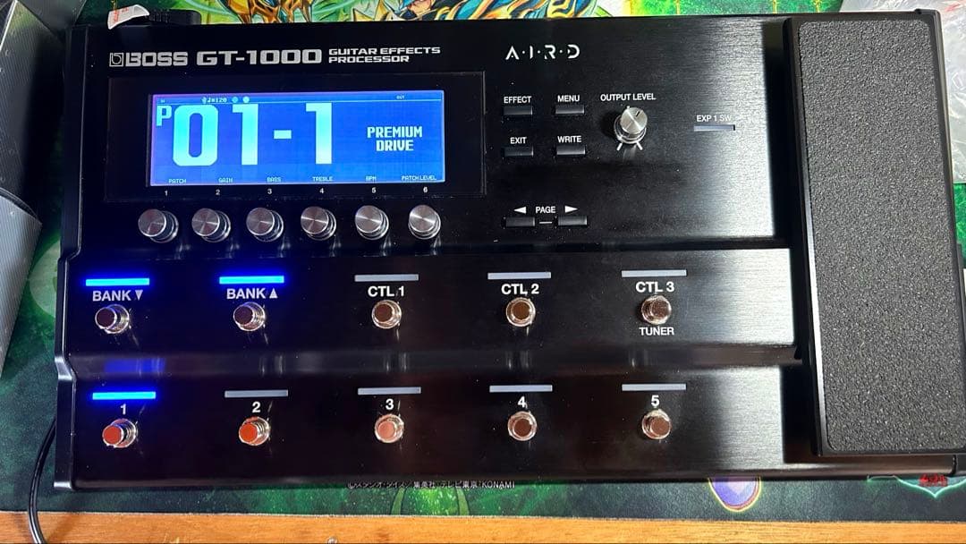 動作確認済み　バージョン4.0 BOSS GT-1000 ソフトケース付き