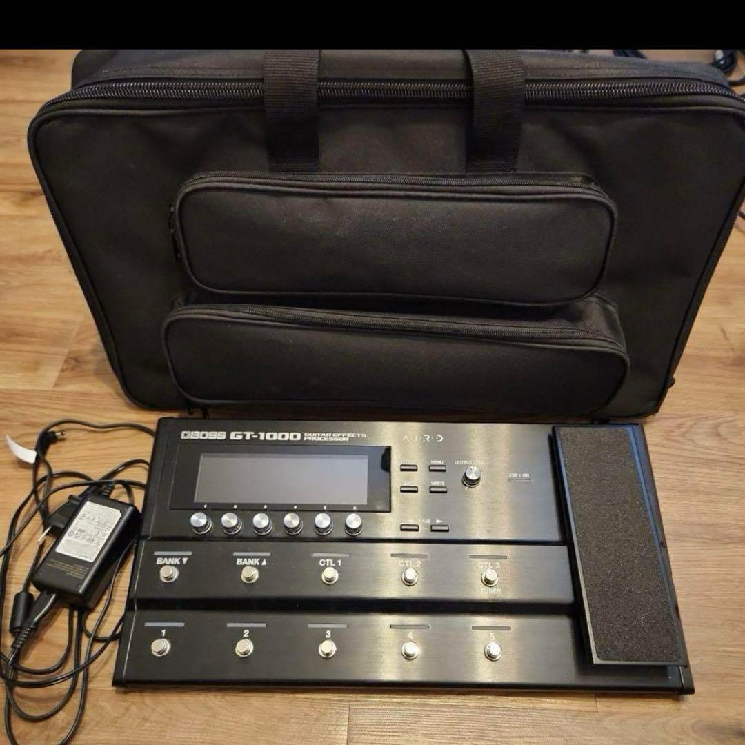 動作確認済み　バージョン4.0 BOSS GT-1000 ソフトケース付き