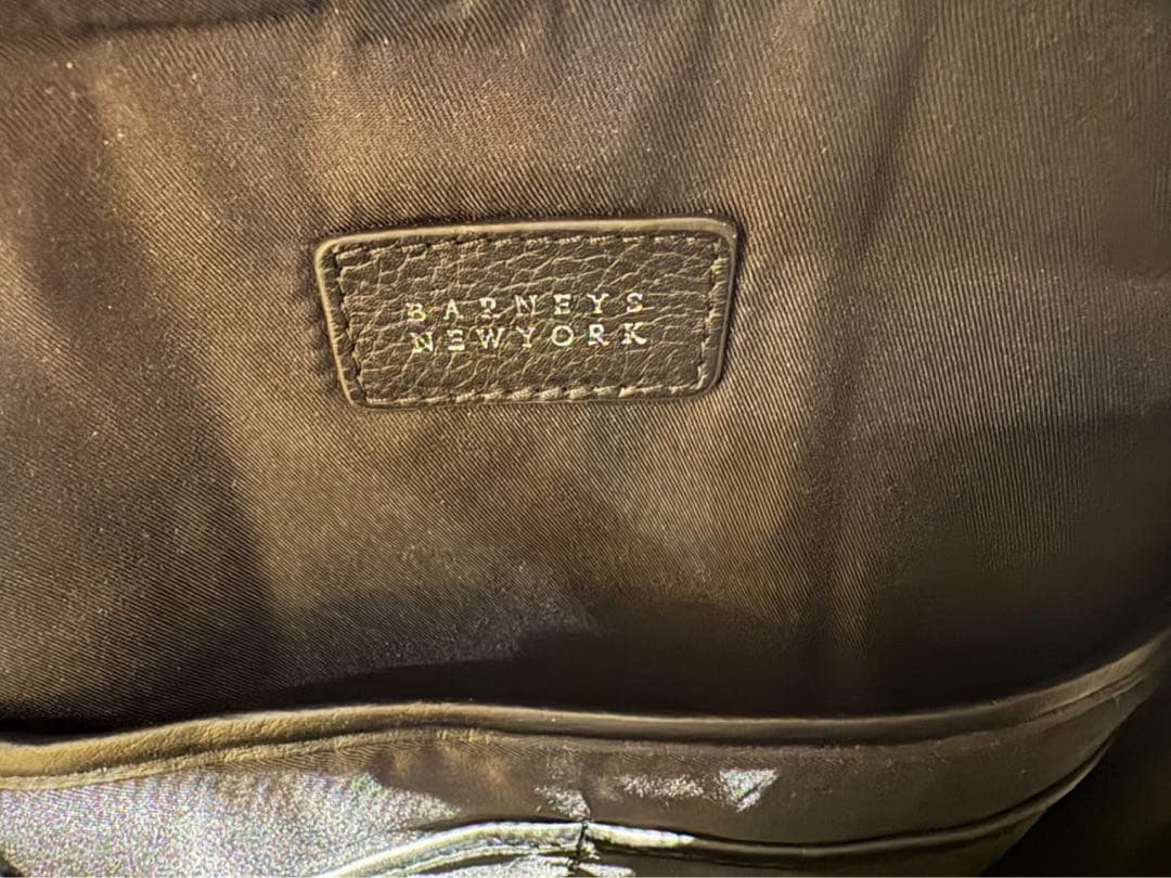 【大幅値下げ中】BARNEY'S NEW YORK レザーバックパック