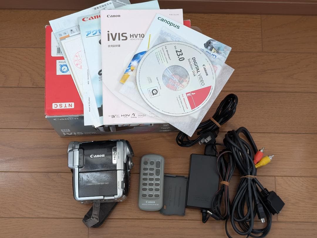 Canon iVIS HV10 HDV miniDV ビデオカメラ ダビングに