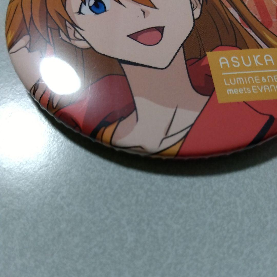 【エヴァンゲリオン】アスカ ルミネ＆ニュウマン コラボ 缶バッジ LUMINE