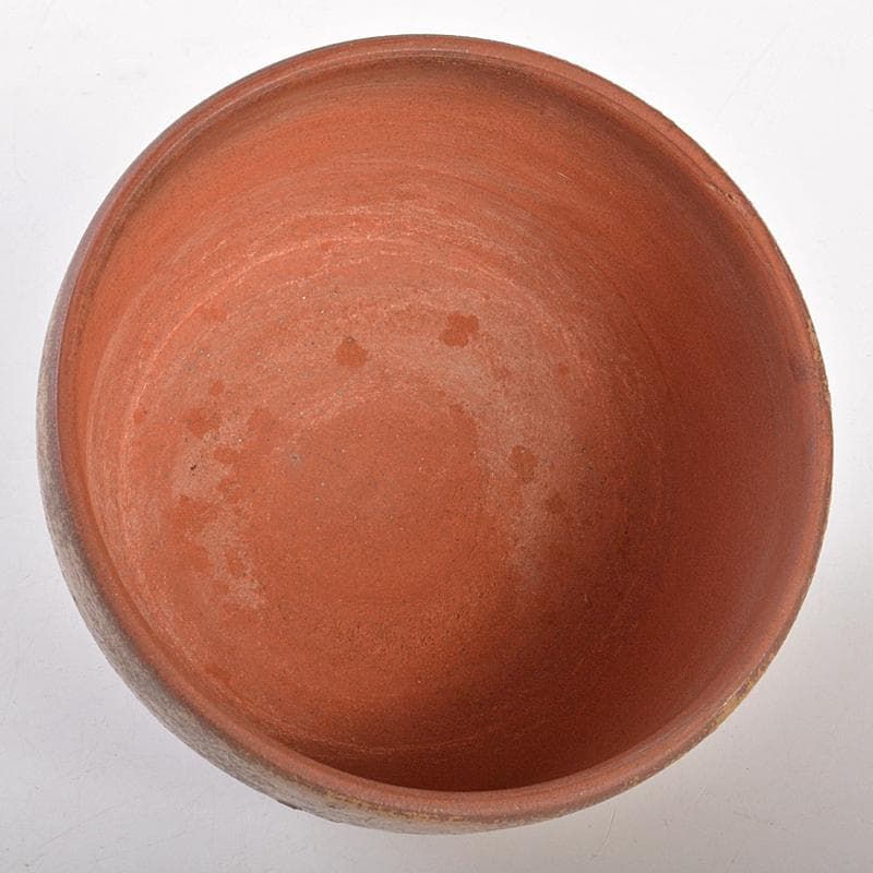 伊部焼　金重陶陽作　茶碗　分銅印　共布　潮香庵陶秀（山本陶秀）識箱　VR7536