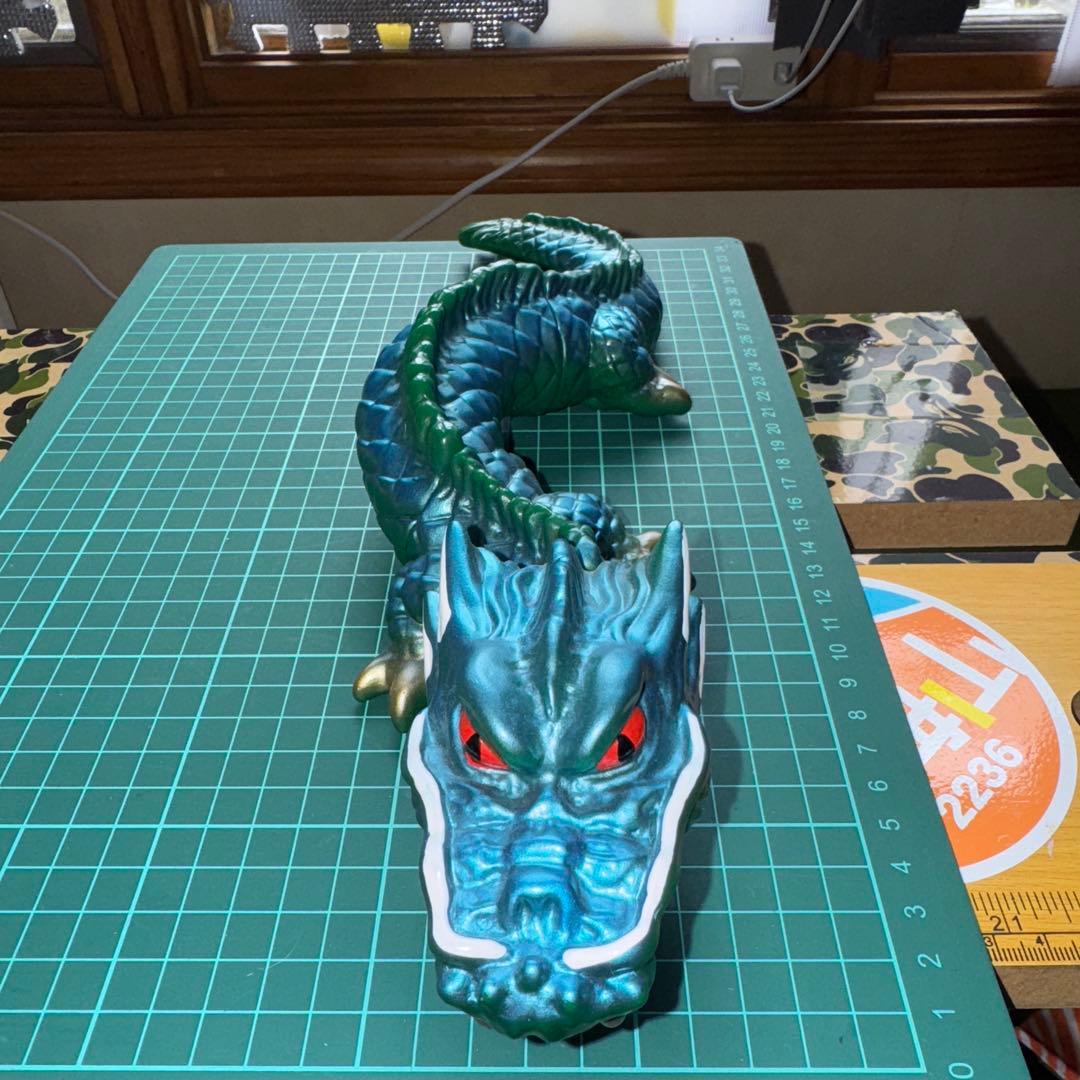 M1号　マンダ　第一期　緑　ピンク　蓄光版スタンダードサイズ　ソフビ　3体