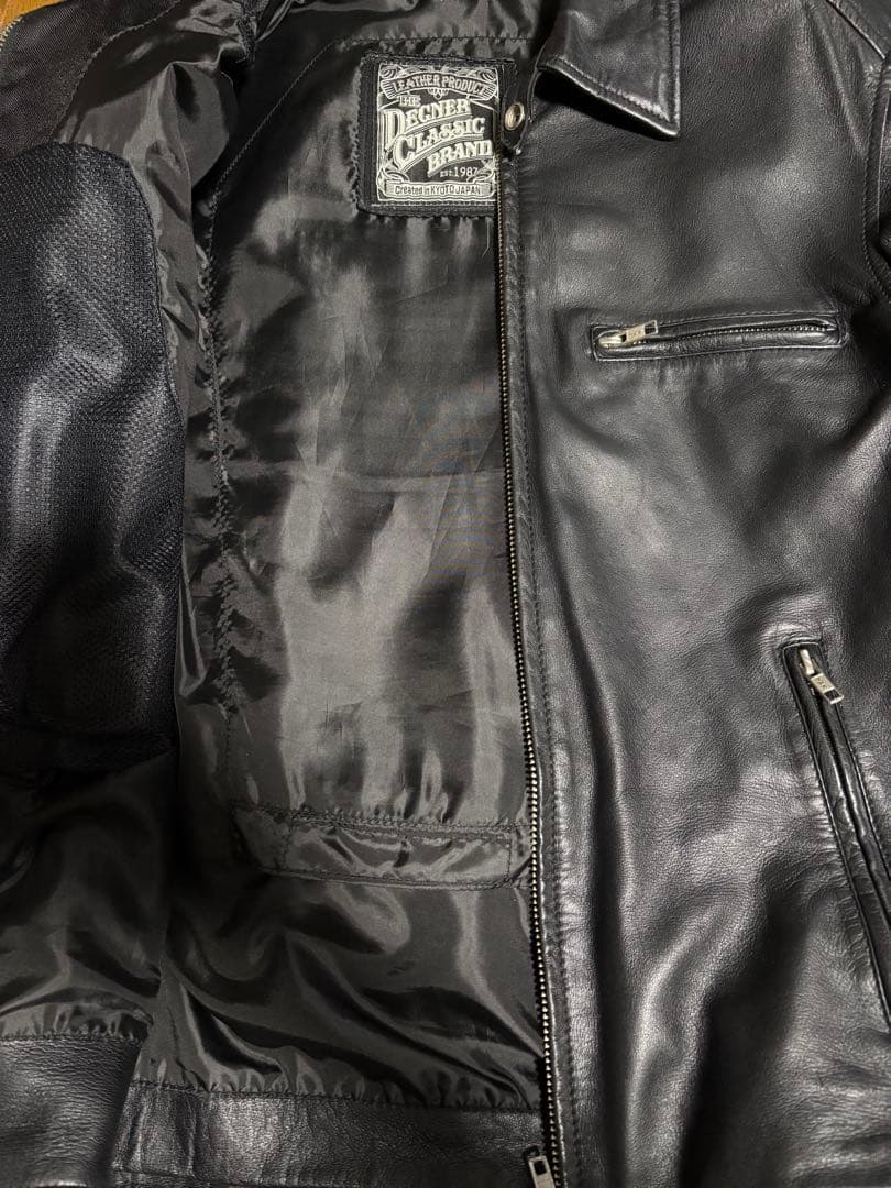 デグナー 本革　レザージャケット　L　黒　ライダース