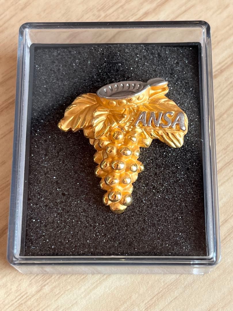 ★本物★再販★ワインコーディネーター　ピンバッジ　ANSA（全日本ソムリエ協会）