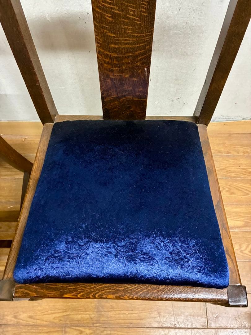 管430☆送料無料☆イギリス製☆アンティーク☆バルボスレッグ☆ダイニングチェア