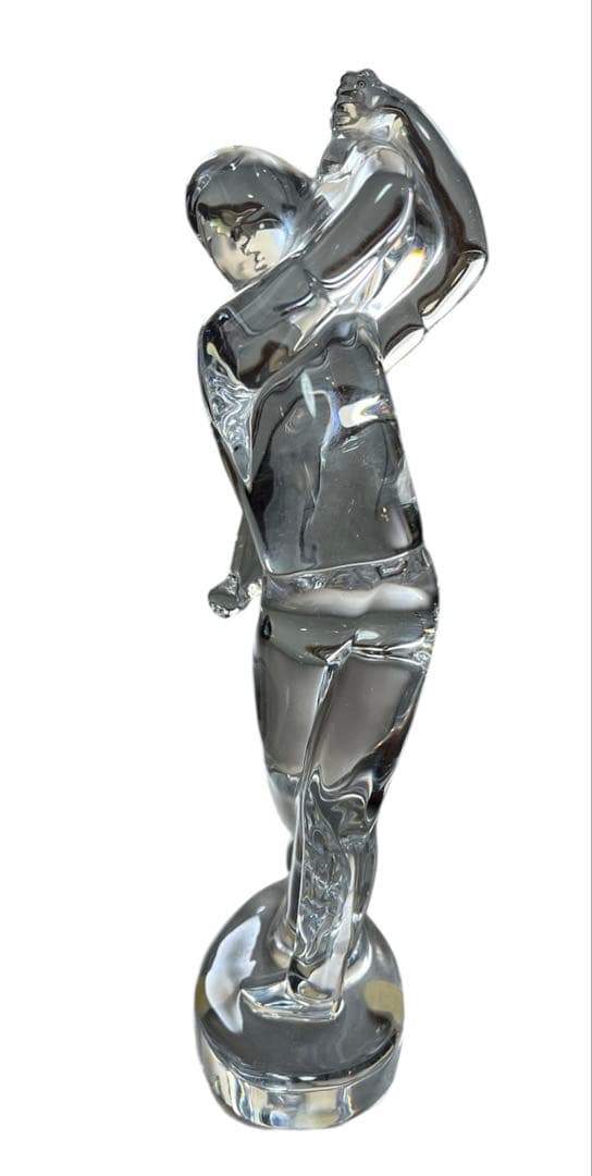 バカラ★クリスタルガラス　ゴルフ　オブジェ