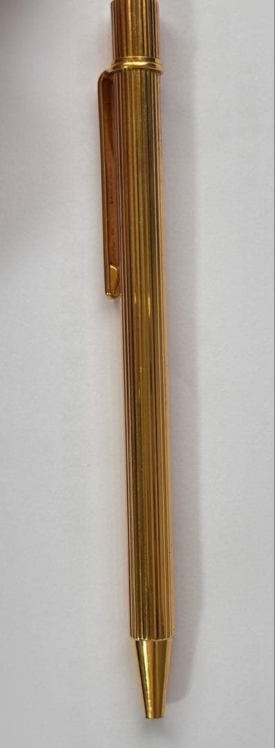 カルティエ ボールペン ヴィンテージ 金張り　回転式　carter
