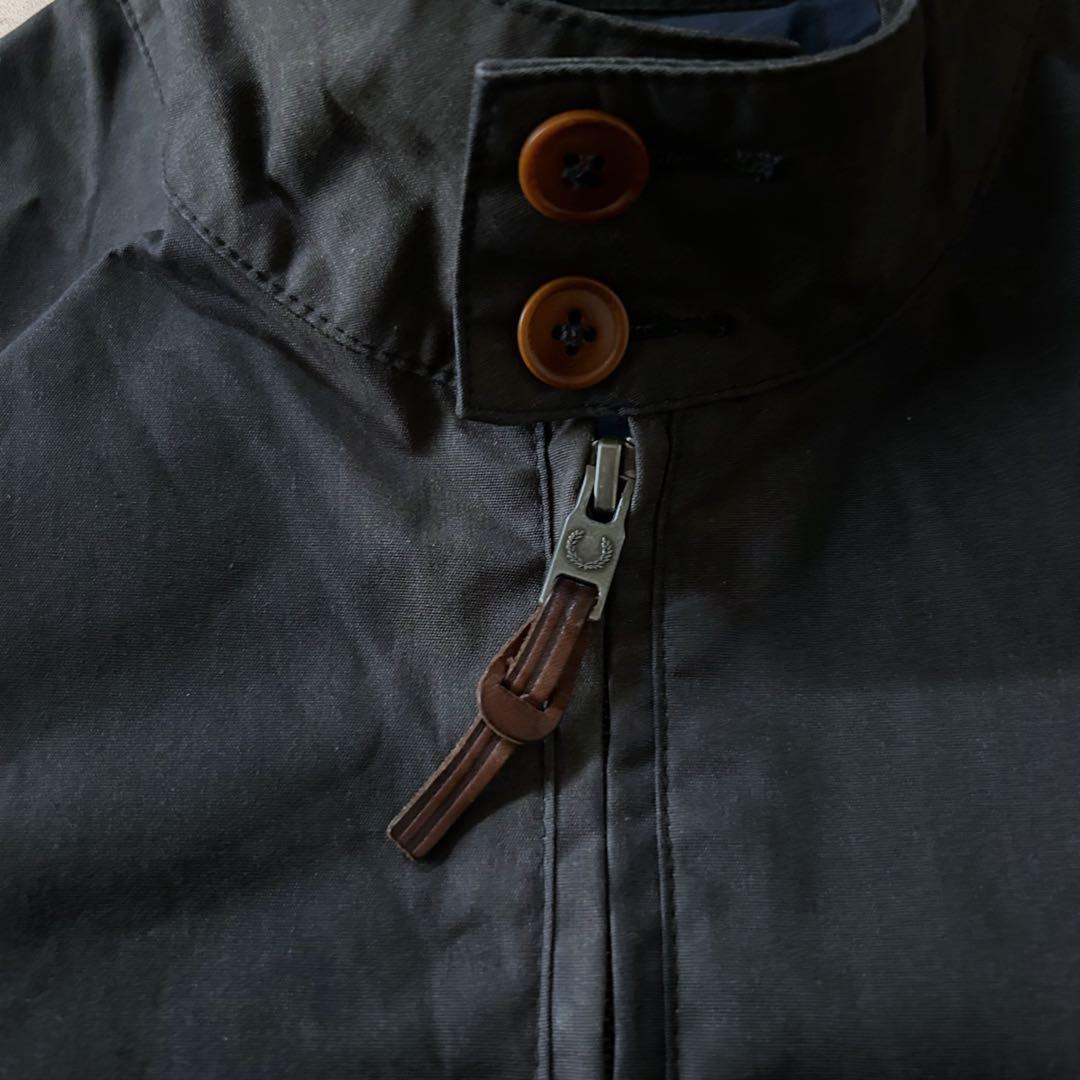 希少FRED PERRYスウィングトップドリズラーハリントンジャケット短丈古着