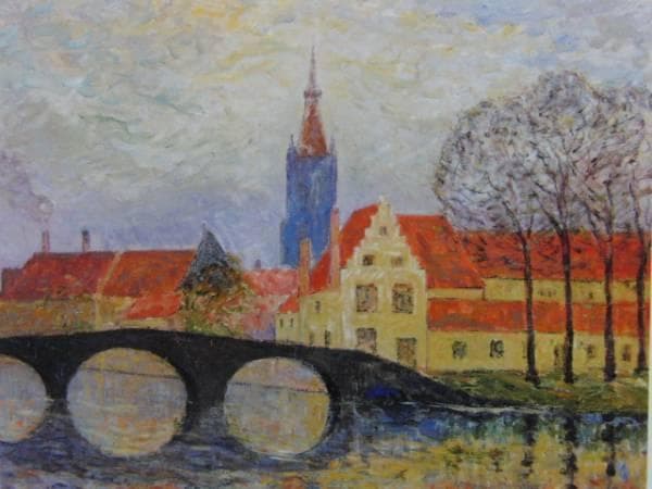 マキシム・モーフラ、「LE PONT DE LEGUENAY, BRUGES」