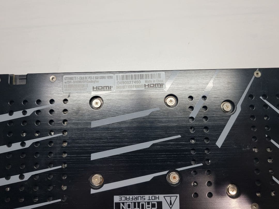 GeForce GTX 1660 Ti 6GB　DP/HDMI/DVI即購入OK