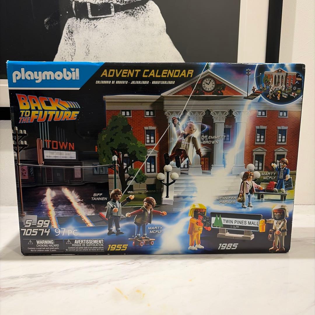 未開封 プレイモービル70574 バックトゥザフューチャー　アドベントカレンダー