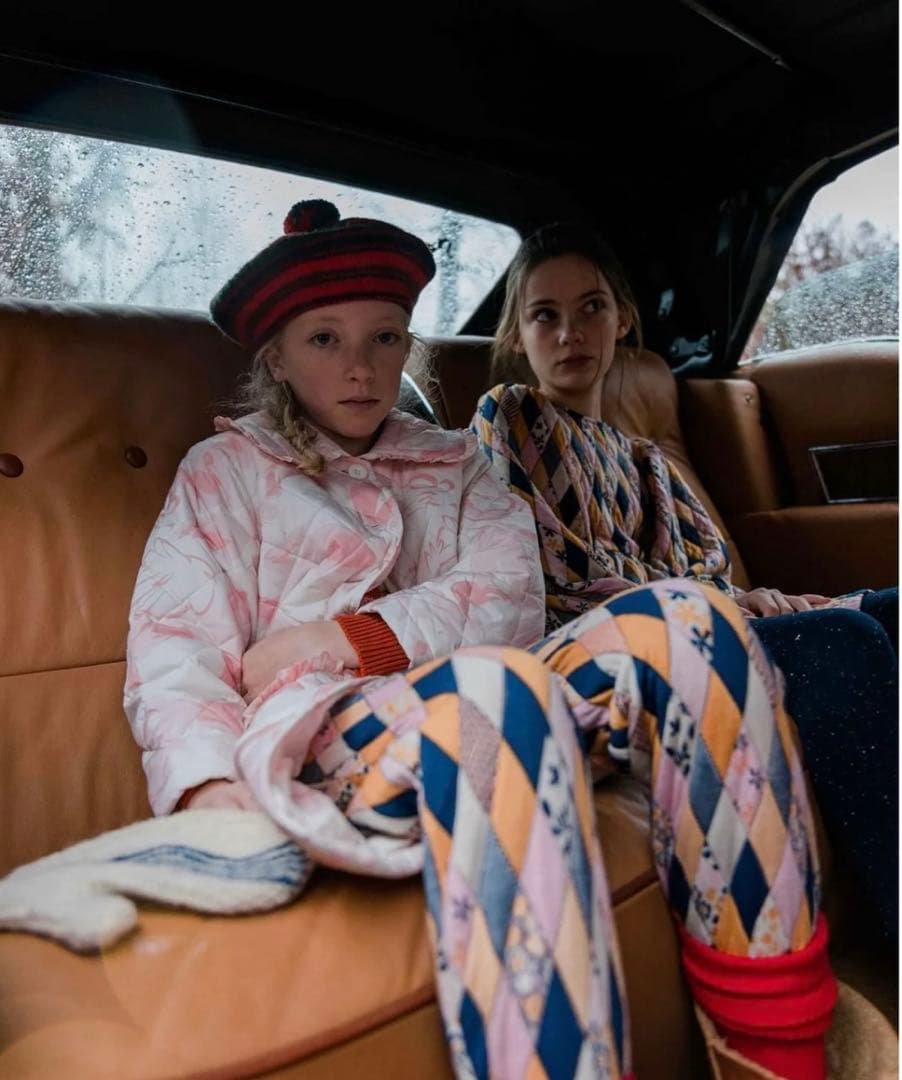 新品◎ FISH&KIDS FLOWERS PATCHWORK JOGGERS