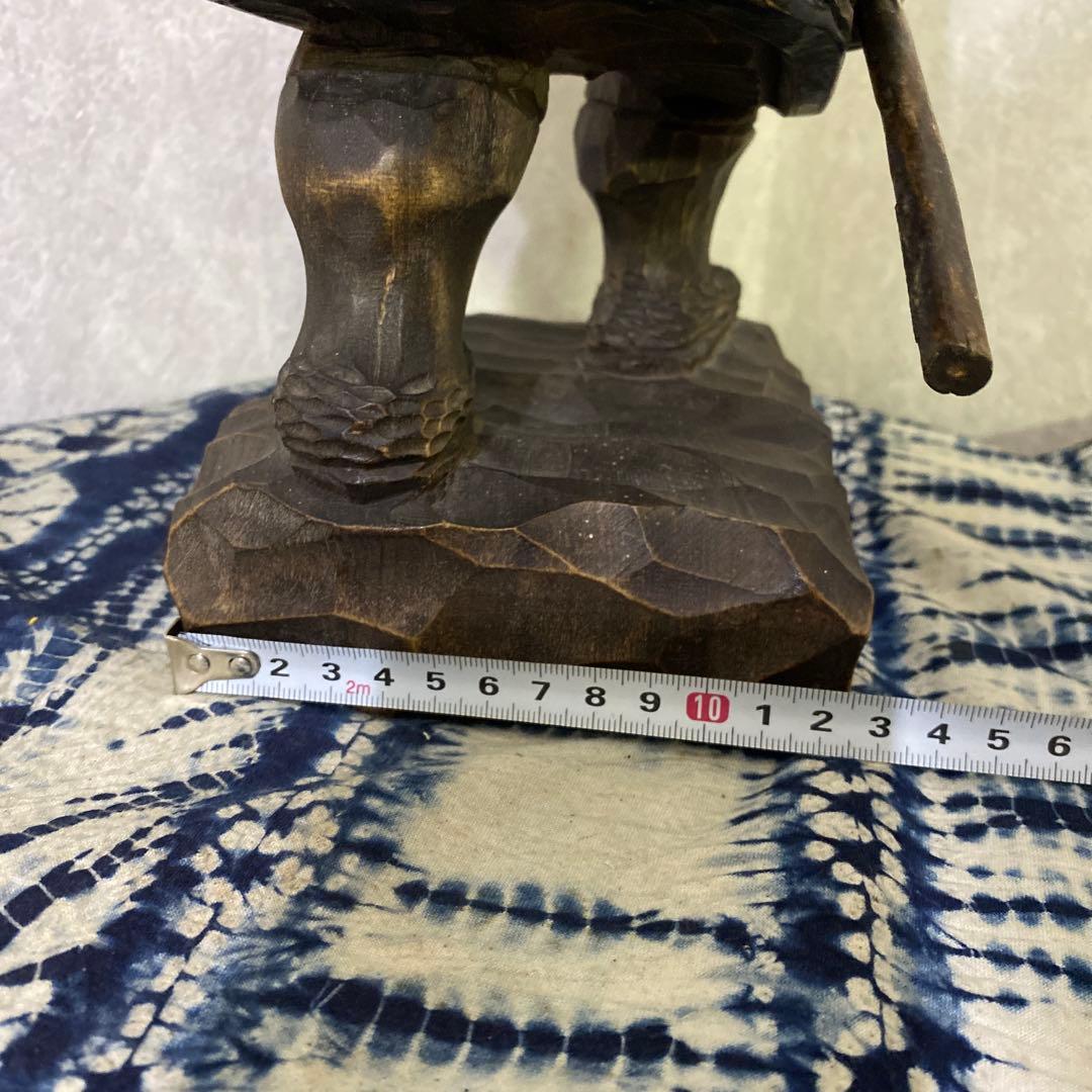 木彫　アイヌ　カムイセイクル　民芸　木彫熊