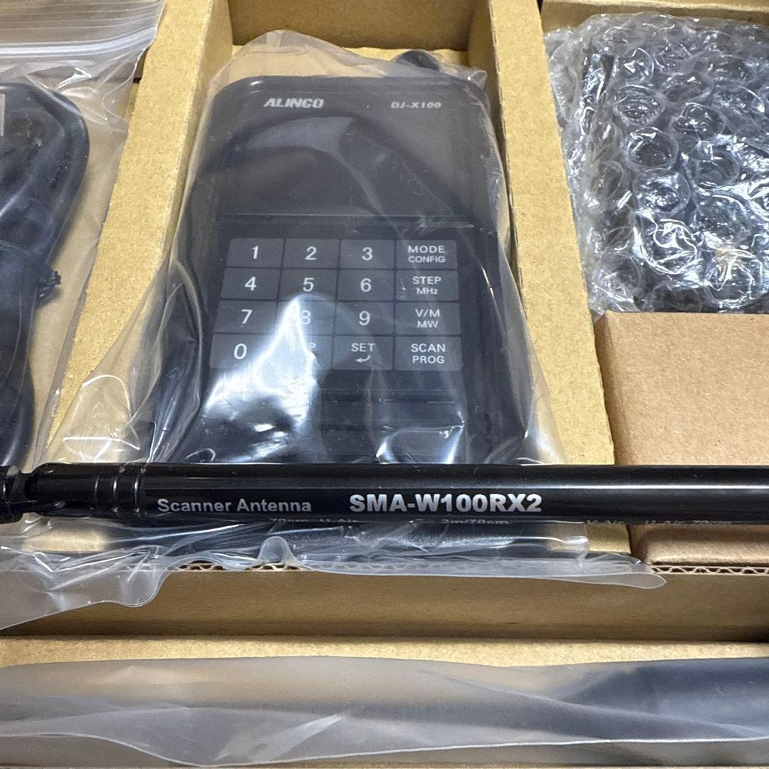 ALINCO DJ-X100 広帯域無線受信機　受信改造済み