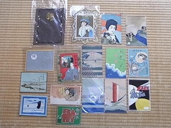 ◆美品 明治から昭和初期◆反物（タンモノ） 呉服 ラベル タグ 45枚