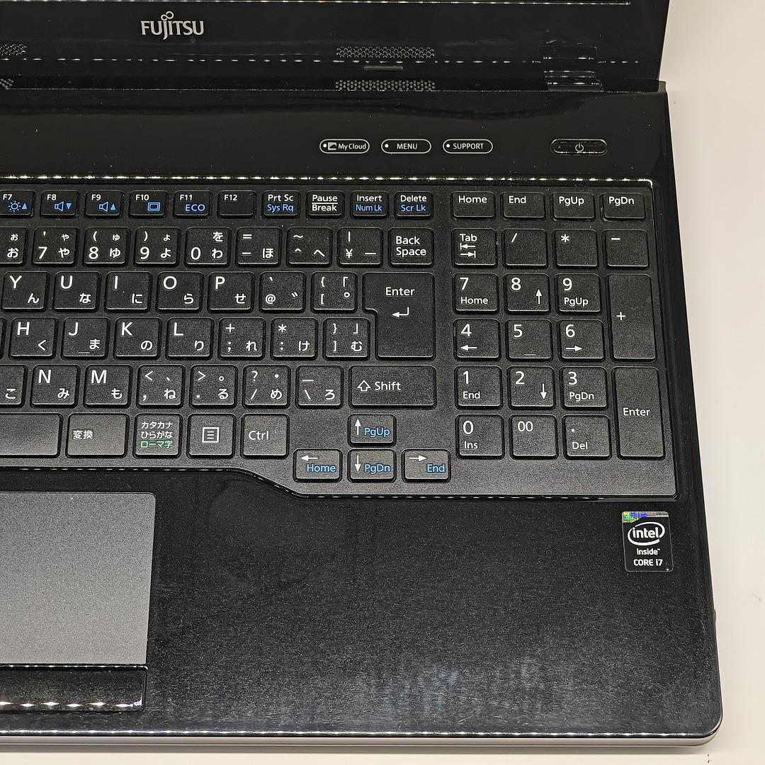 【富士通】AH53 爆速i7 SSD256GB 8GB オフィス付きノートPC