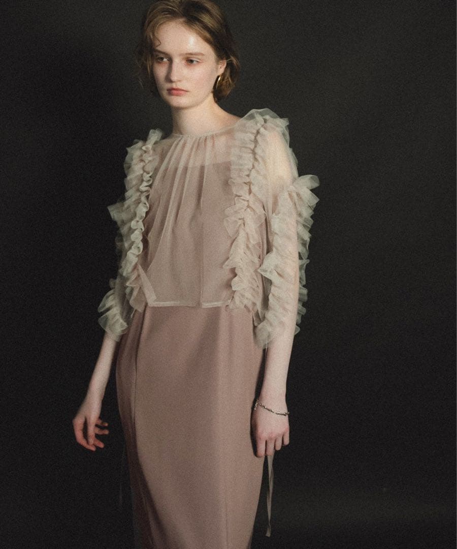 イ★新品タグ付き★et.UNiVER Frill bigshiape setup