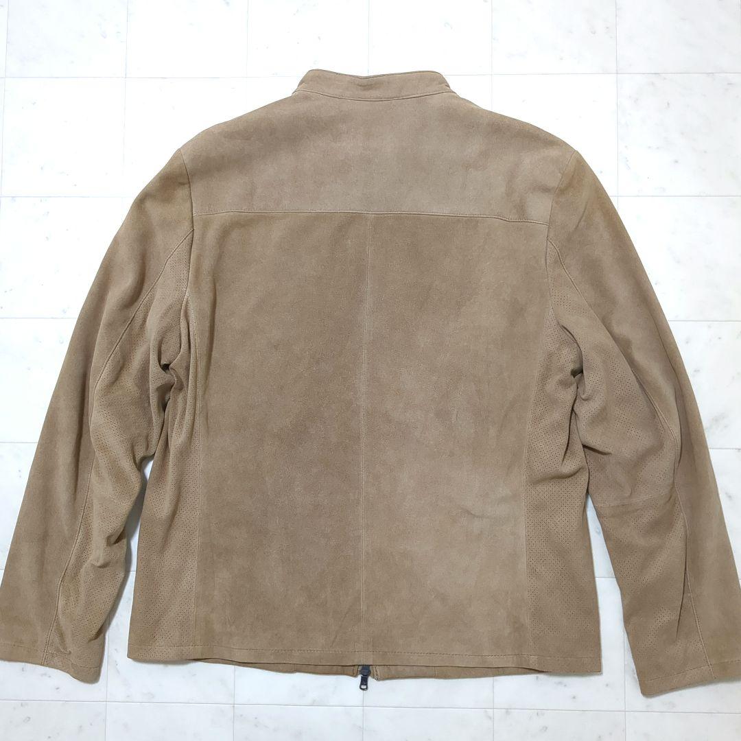 新品 2025SS JOSEPH ABBOUD ゴートスエードシングルライダース