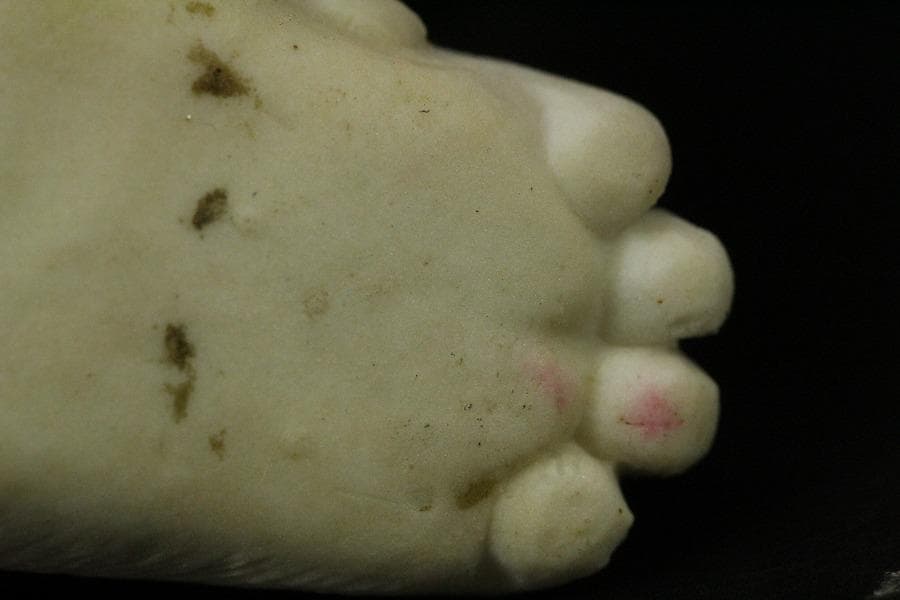 陶製 可愛い犬 置物(ZE660)