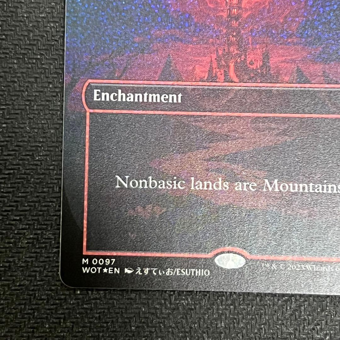MTG 《血染めの月/Blood Moon》 英語版 コンフェッティfoil