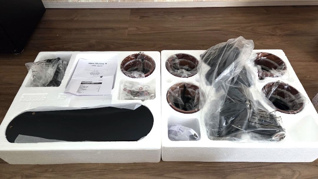 LOWYA [5灯] シーリングファンライト リバーシブル リモコン付き