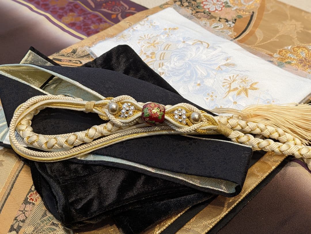 振袖フルセット 身丈168.5裄69.5 更紗 焦げ茶 ブラウン 金彩 成人式