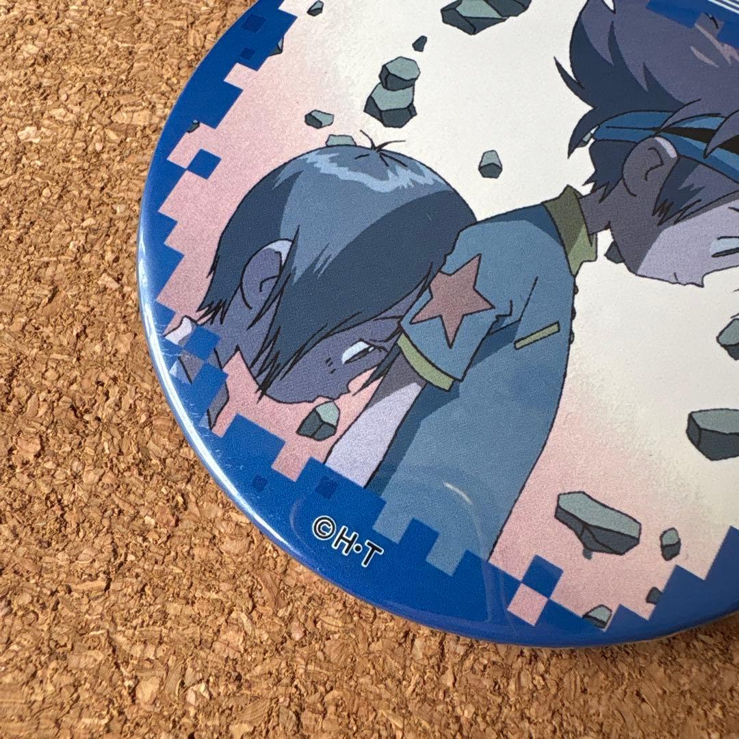 デジモン　20周年記念　ドでか缶バッジ　八神太一　　　 八神ヒカリ　無印